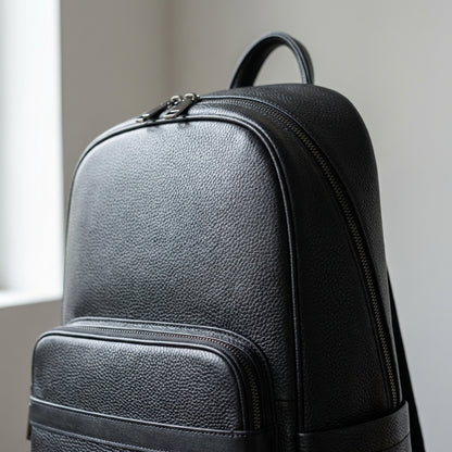 Minimal Leather Backpack for Work & Travel