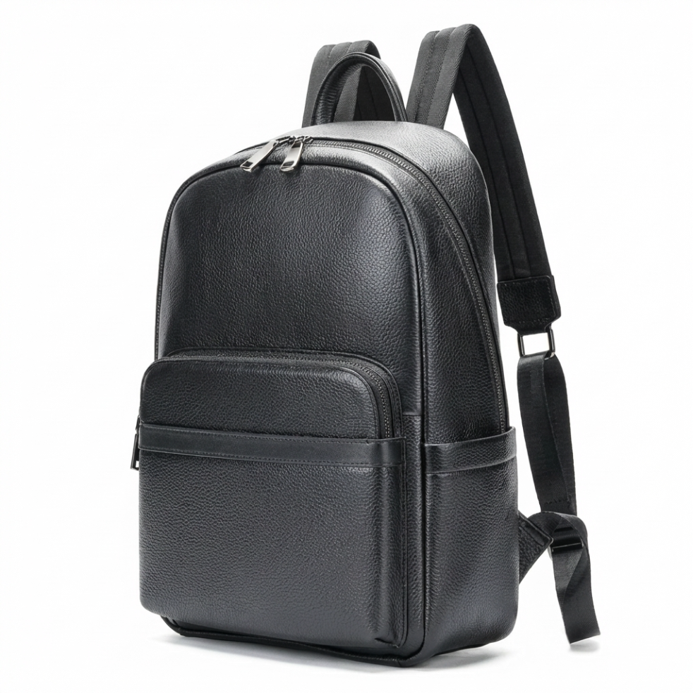 Minimal Leather Backpack for Work & Travel
